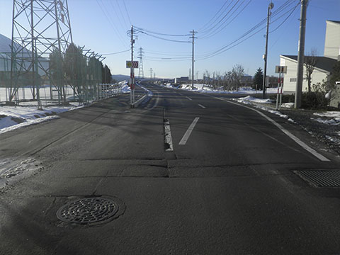 西3丁目南通道路新設工事